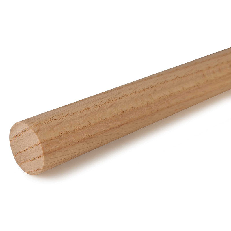 36" Round Wood Dowel - Species:Oak - Diameter:1-1/4"